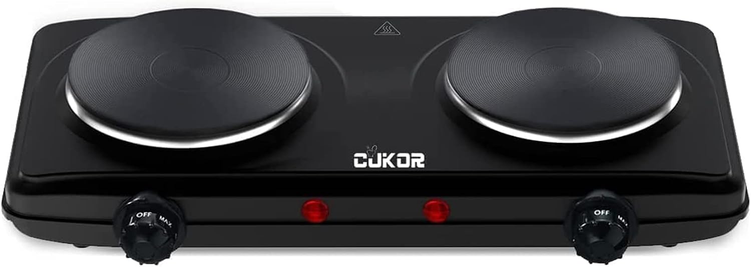 Dual Portable Electric Countertop Burner