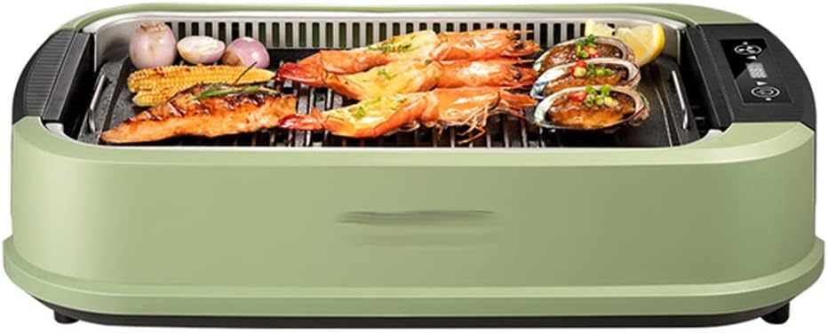 Cast Iron Smokeless Electric Grill Griddle