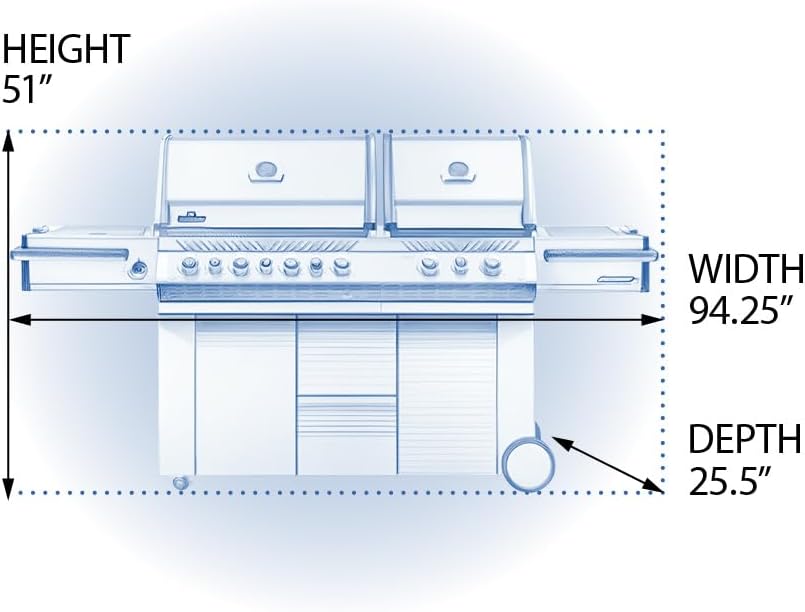 Stainless Steel Propane Gas Grill