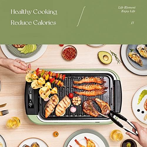 Cast Iron Smokeless Electric Grill Griddle