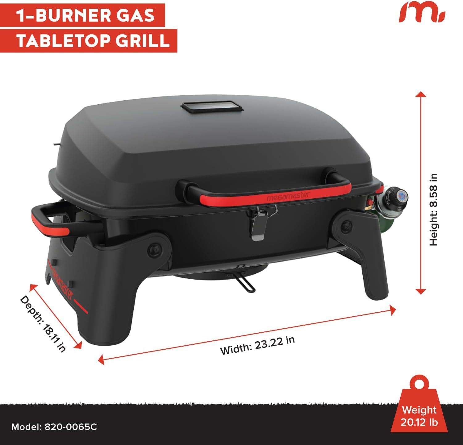 Megamaster Single Burner Gas Grill