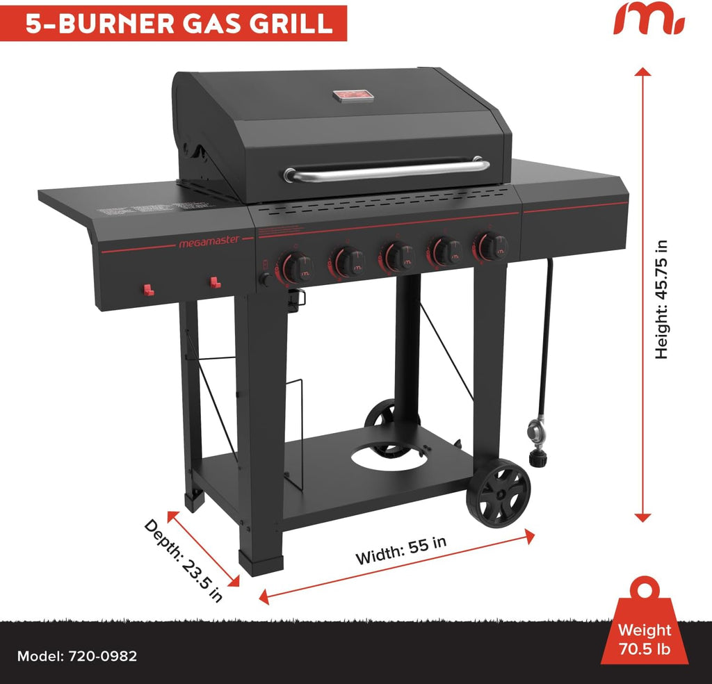 720-0982 5-Burner Propane Grill