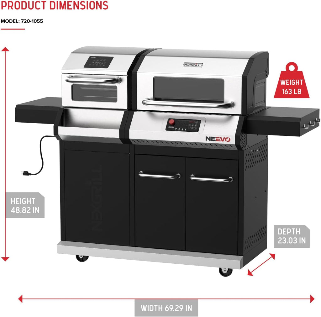 Propane Grill Built-In Air Fryer