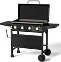 32" 4-Burner Hooded Griddle