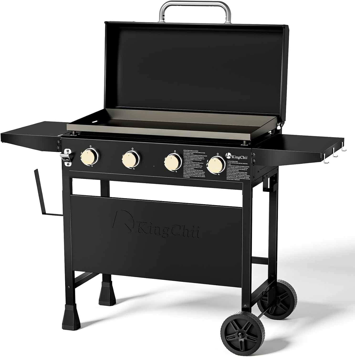 32" 4-Burner Hooded Griddle