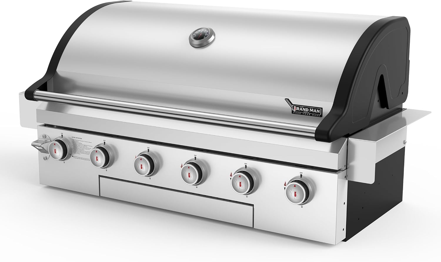 4-Burner Stainless Steel Gas Grill