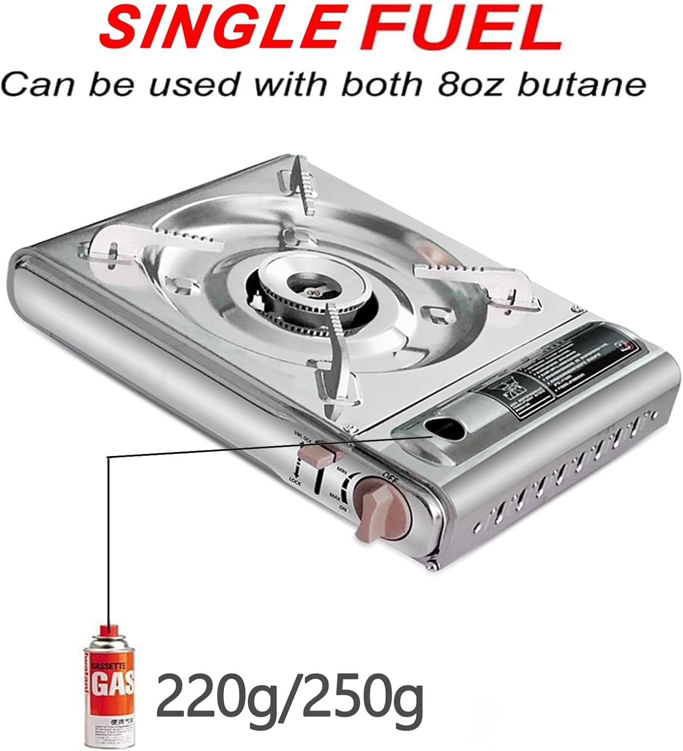 Portable Grill Gas Stove Combo