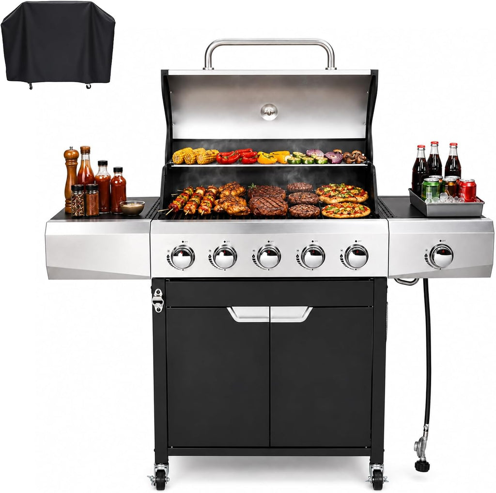 Endark 5-Burner Propane BBQ Grill