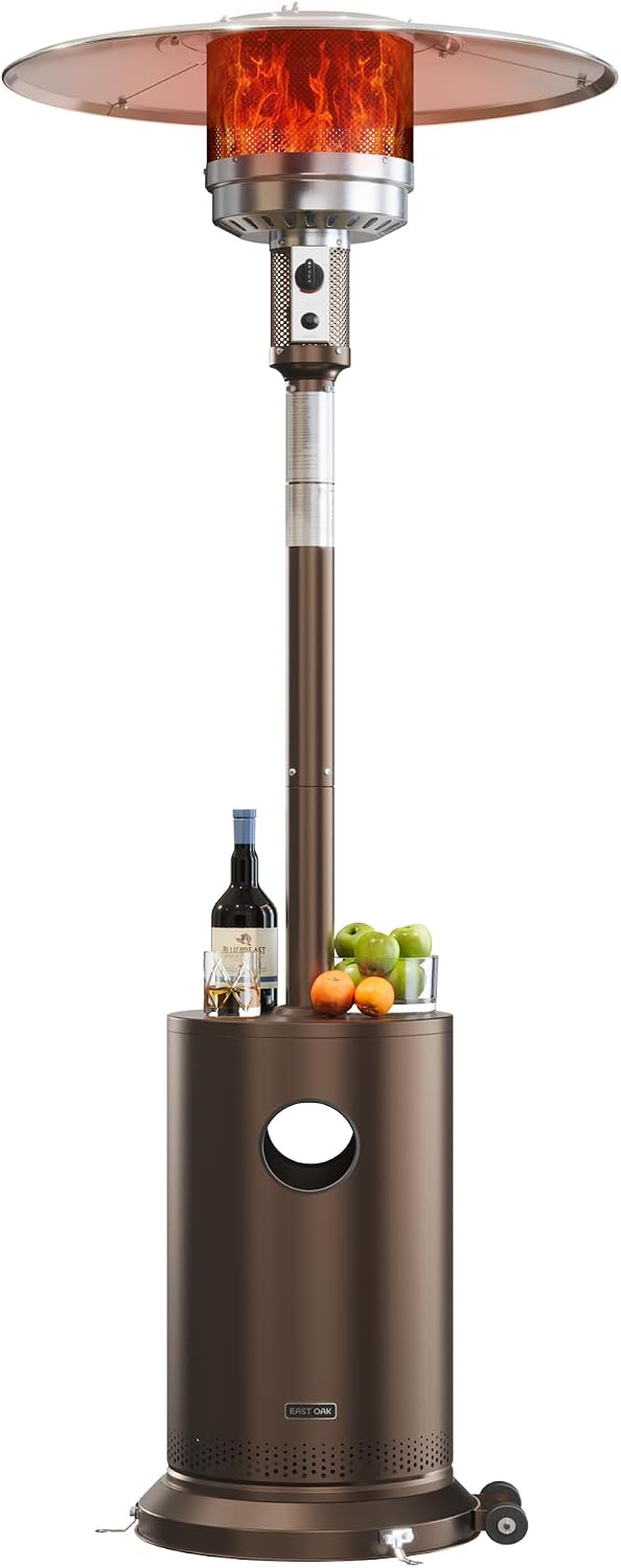 Round Table Stainless Patio Heater