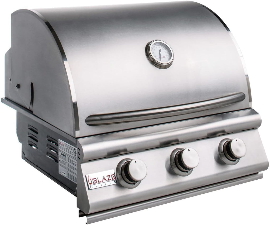 3-Burner Built-In Propane Grill