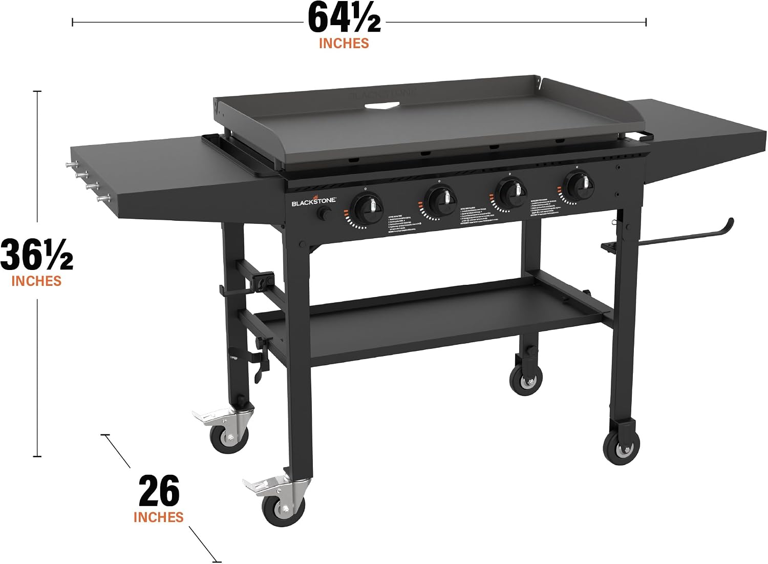 36" 4-Burner Portable Griddle Station