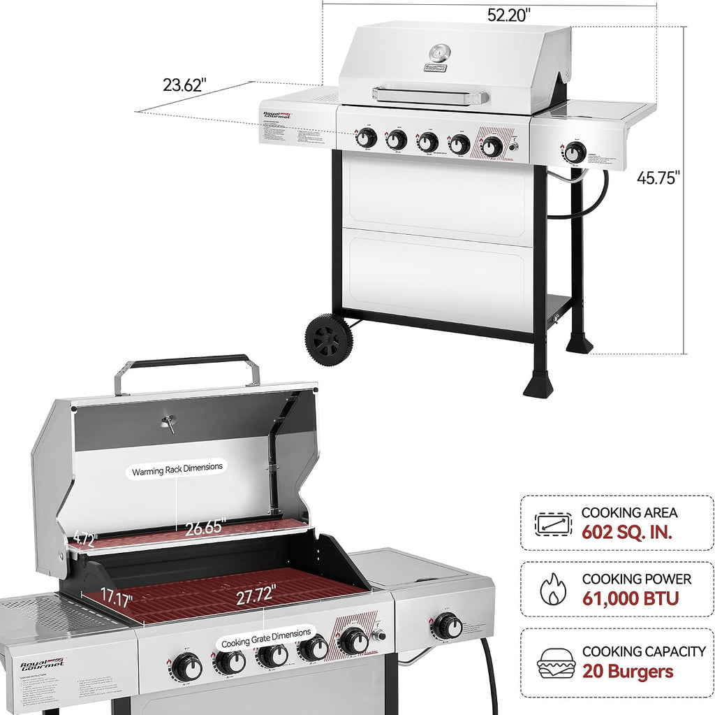 GA5401T 5-Burner Propane Grill