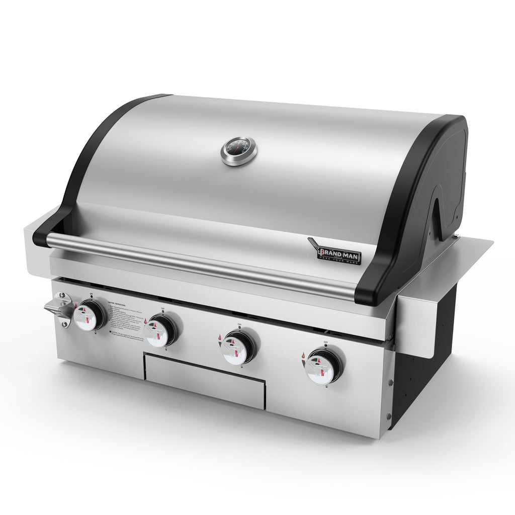 4-Burner Stainless Steel Gas Grill