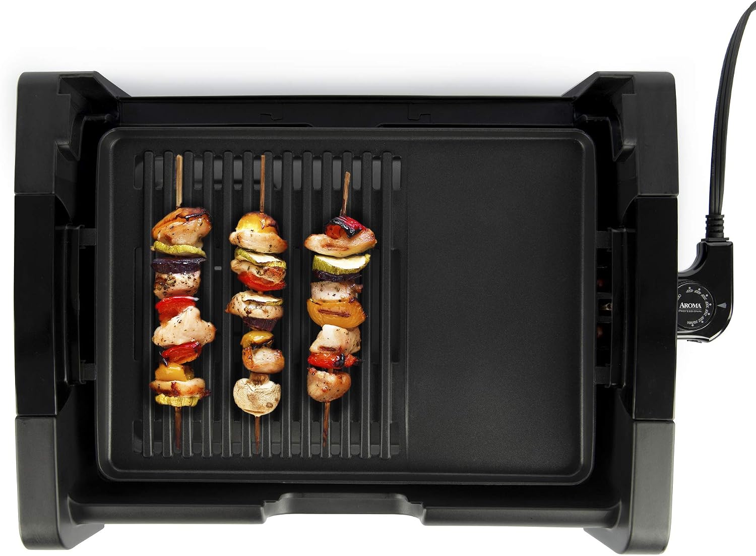 Detachable Electric Grill Griddle Combo