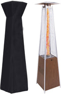 Montary Wood Grain Pyramid Patio Heater