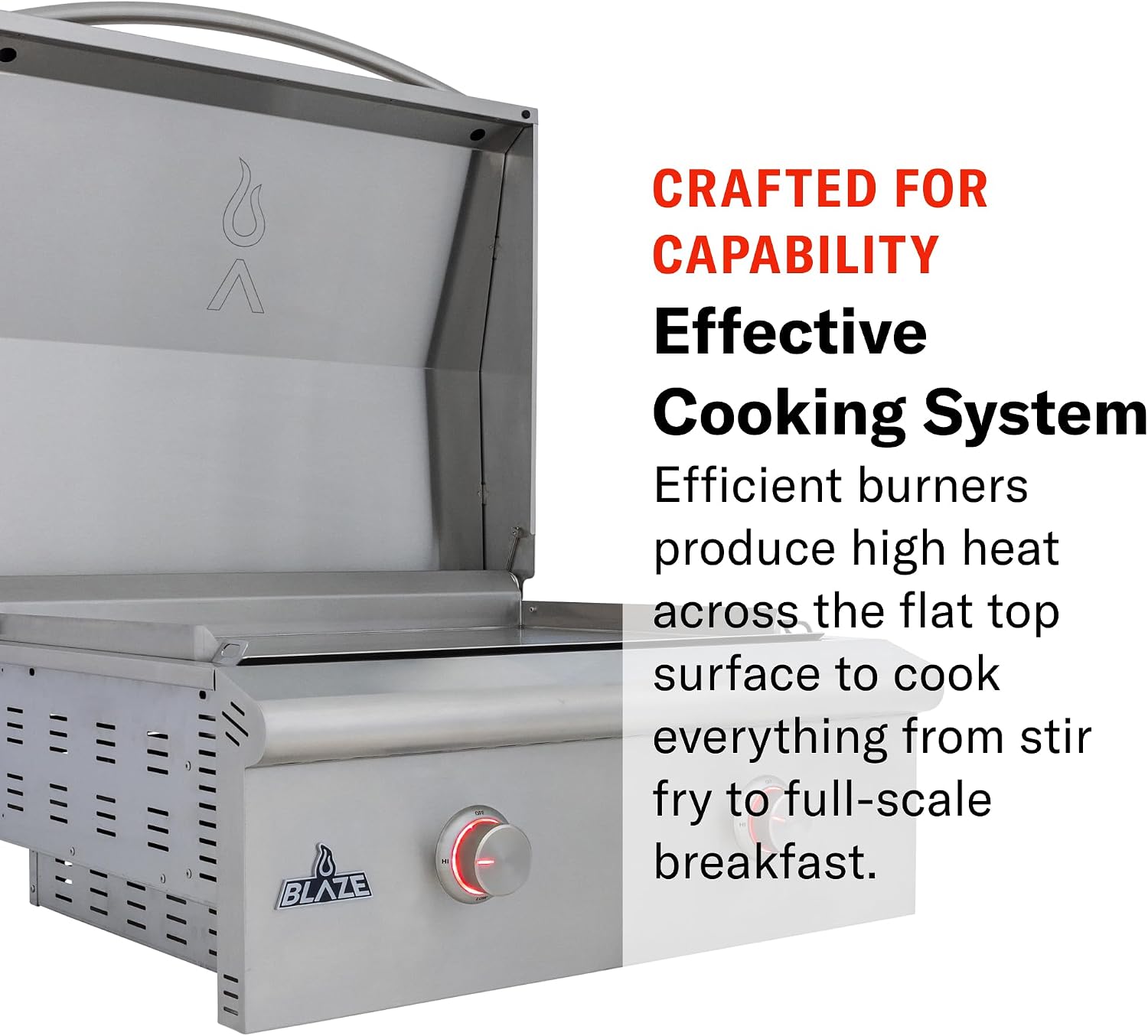 Stainless Propane Griddle LTE+