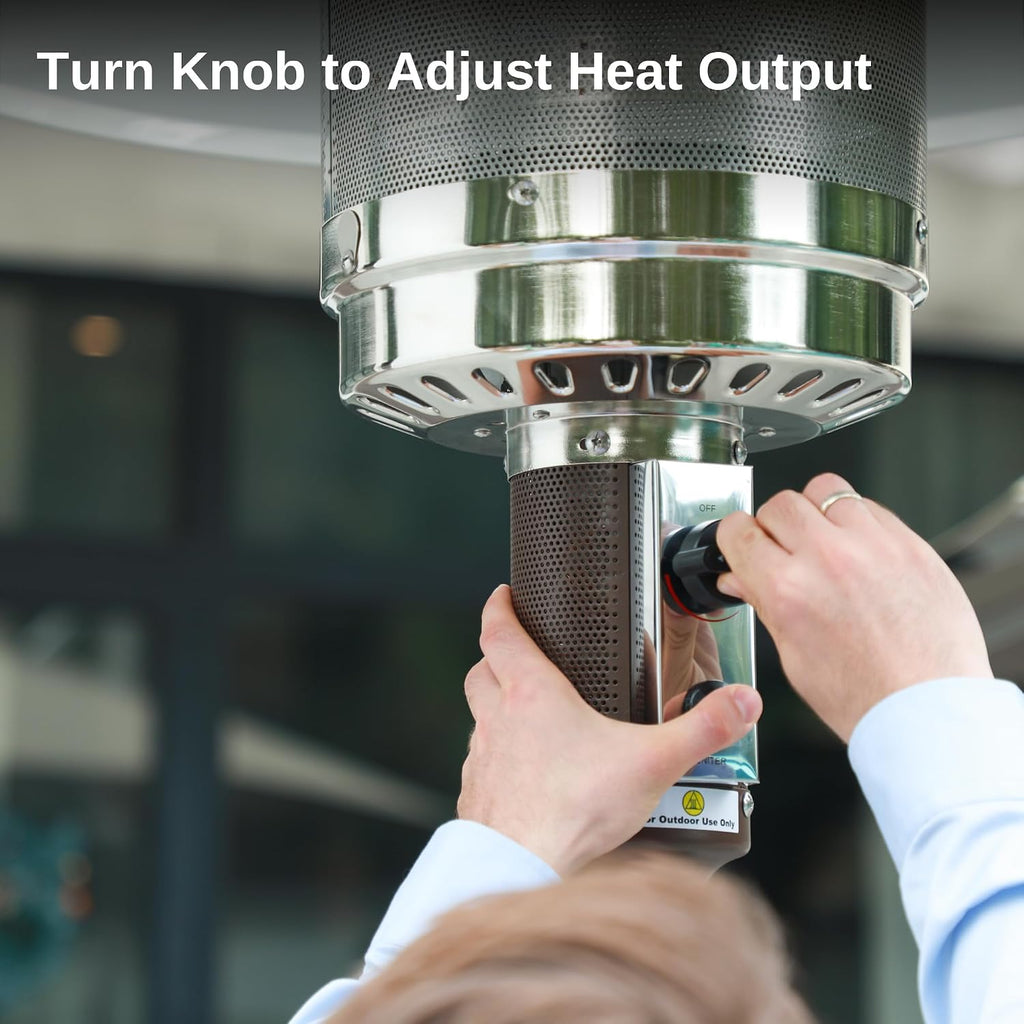 Round Table Stainless Patio Heater