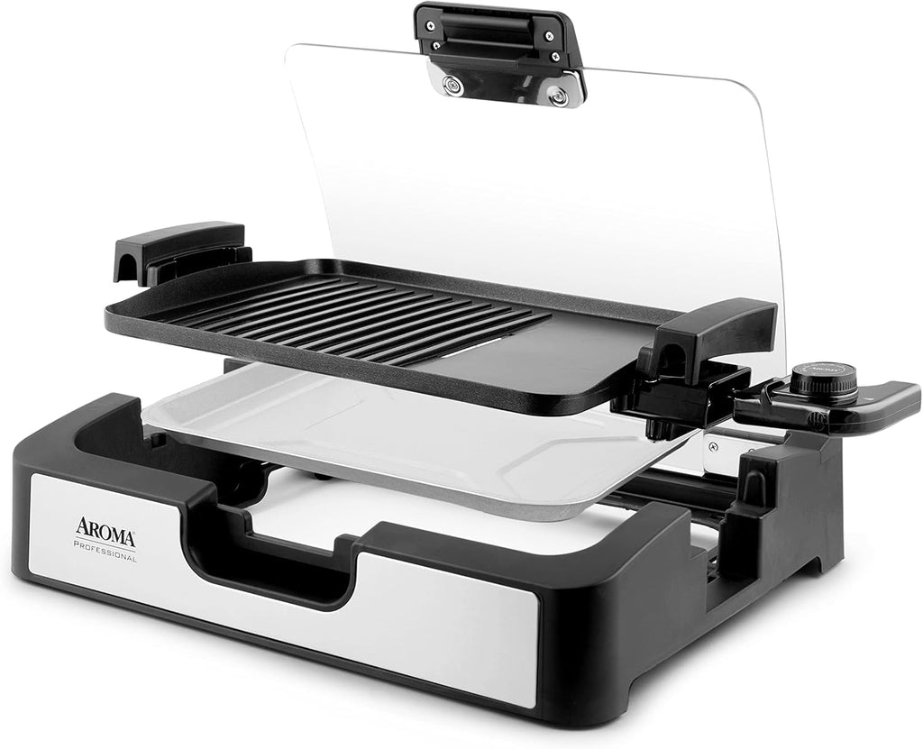 Detachable Electric Grill Griddle Combo