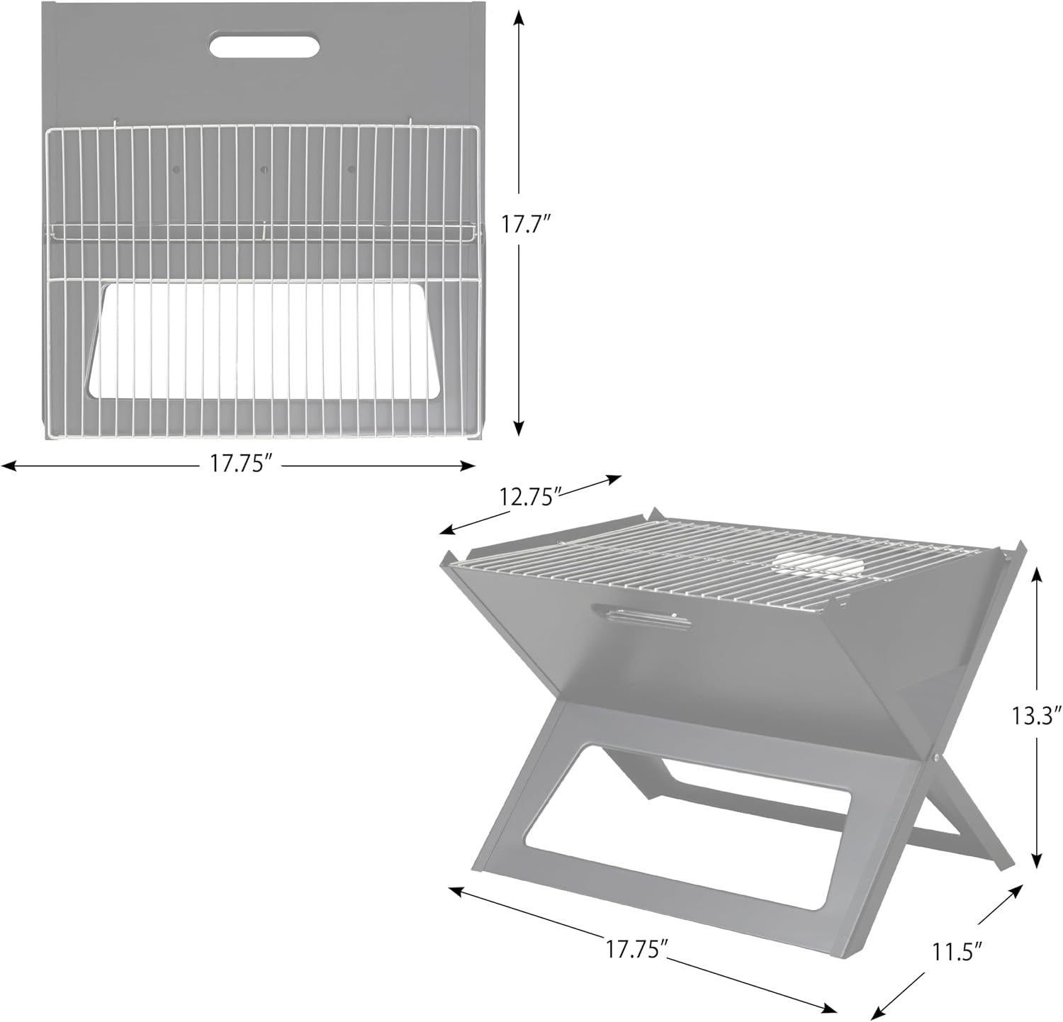 Fire Sense Foldable BBQ Grill