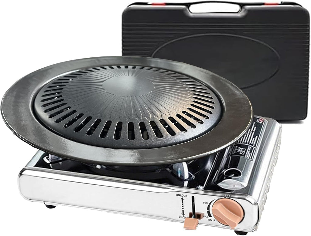 Portable Grill Gas Stove Combo