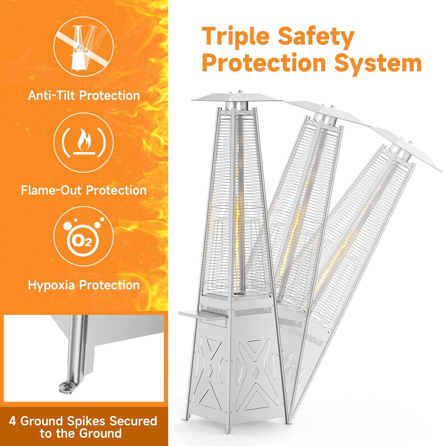 Pyramid Propane Patio Heater