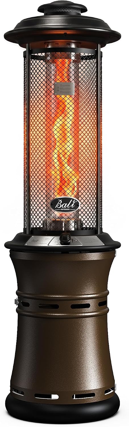 Glass Tube Flame Patio Heater