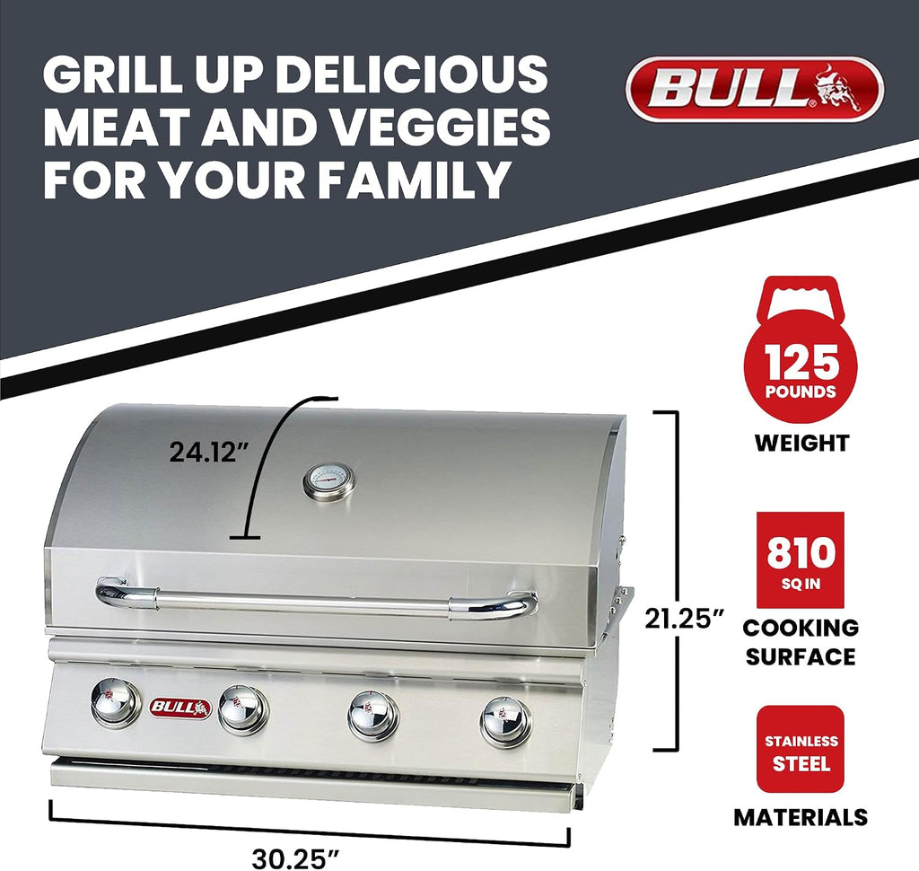30" Built-In Propane Grill