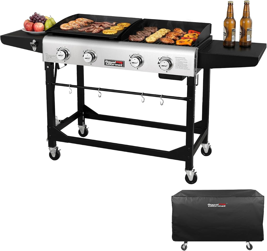 Gourmet GD401C Grill Griddle Combo