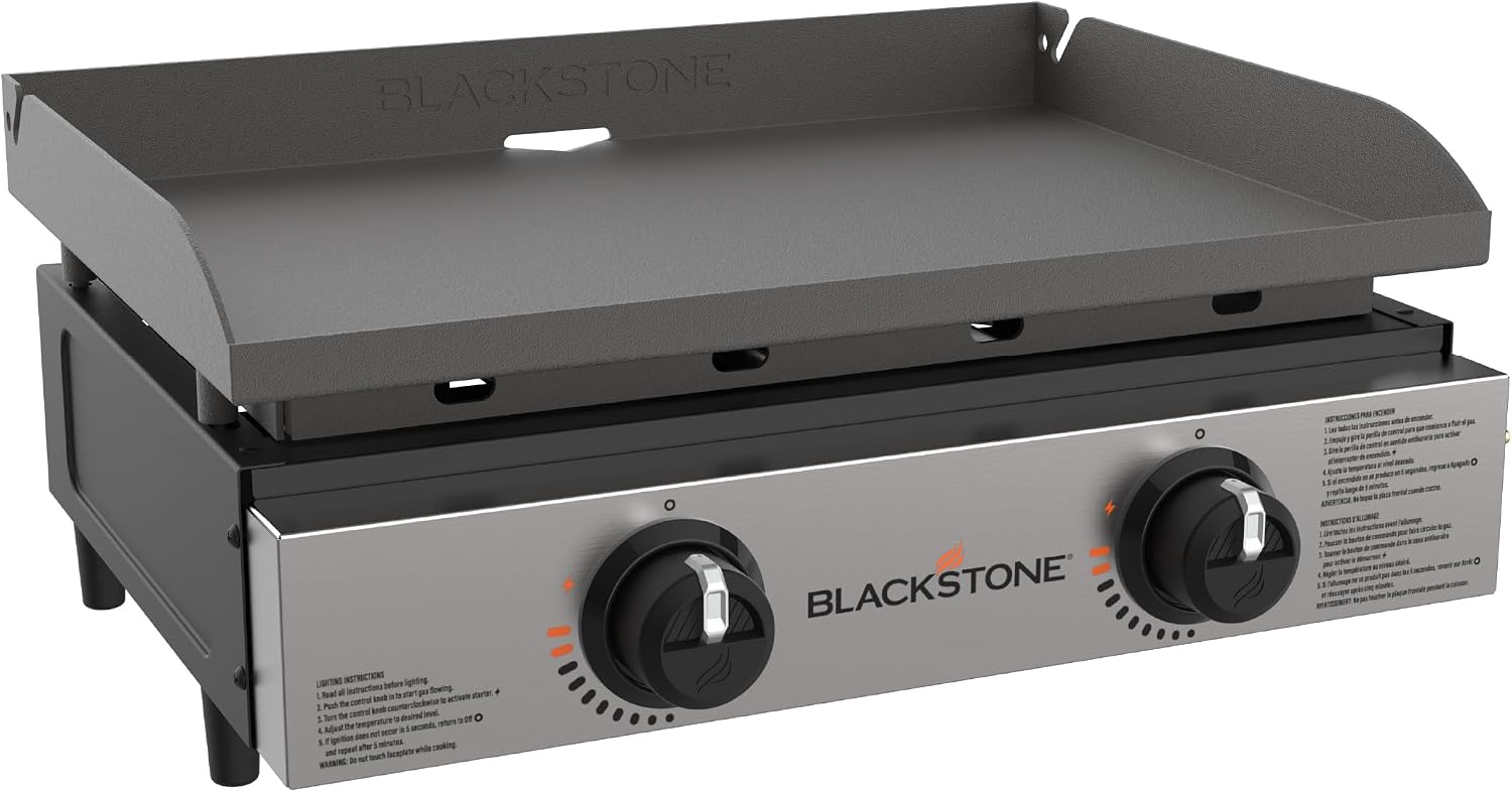 22 Inch Stainless Steel Tabletop Griddle