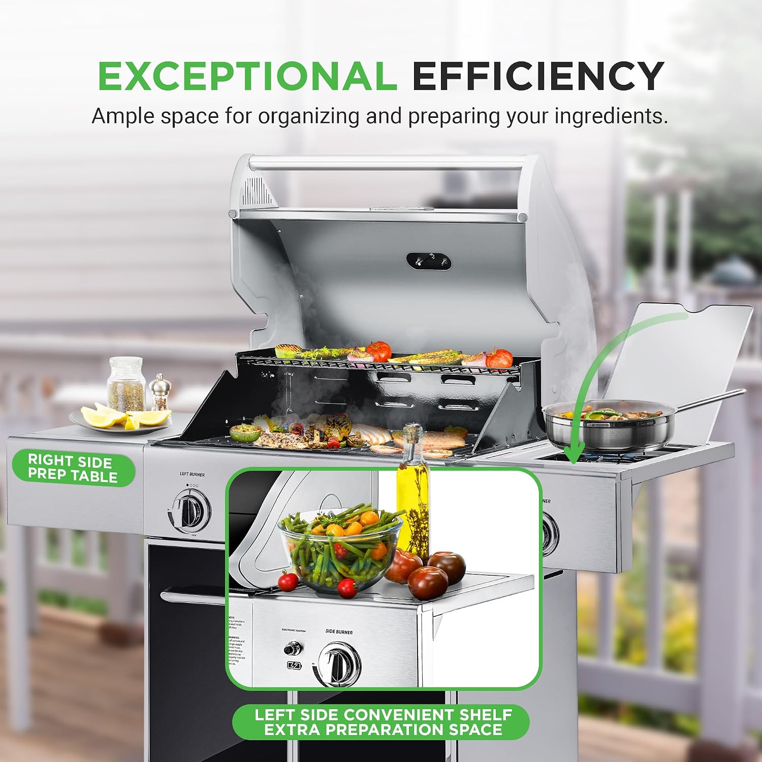5-Burner Stainless Propane Grill