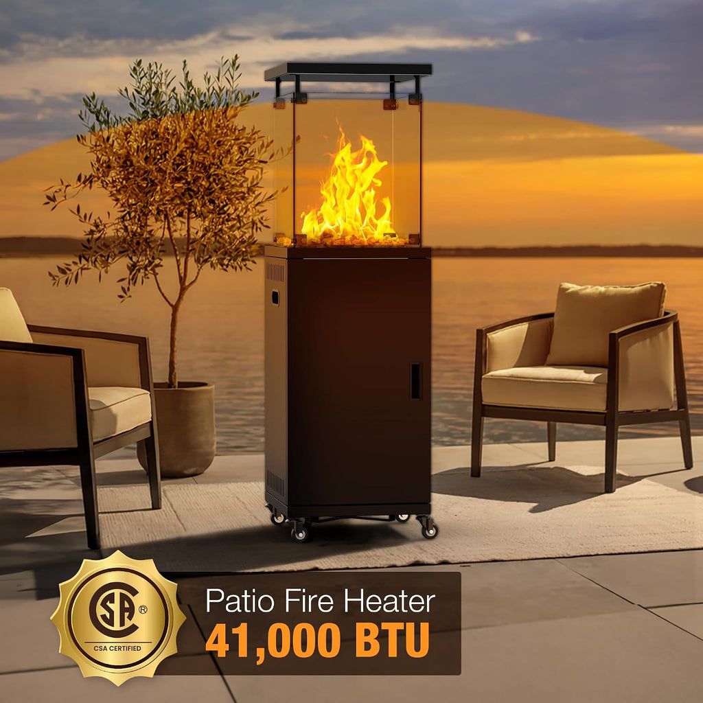 Pamapic Propane Patio Heater with Cover