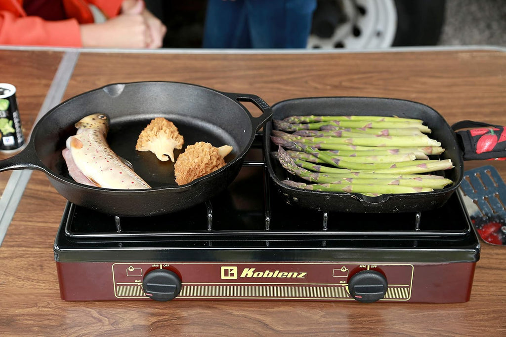 2-Burner Portable Propane Camping Stove