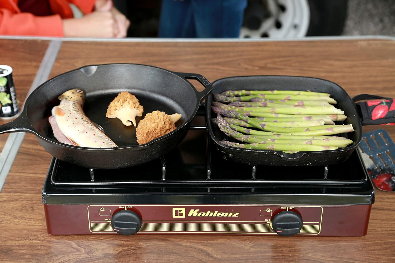 2-Burner Portable Propane Camping Stove