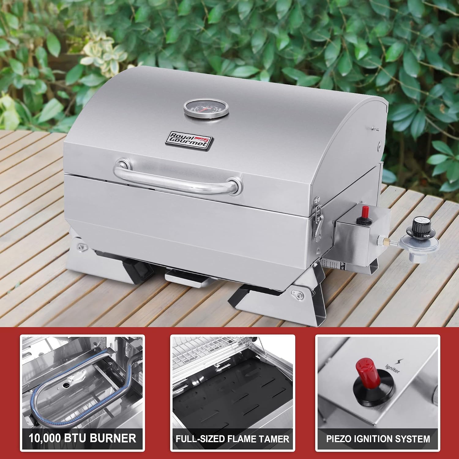 GT1001 Portable Stainless Steel Grill