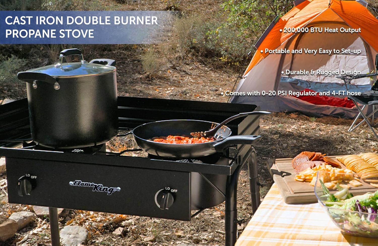 Flame King Heavy Duty Propane Cooker