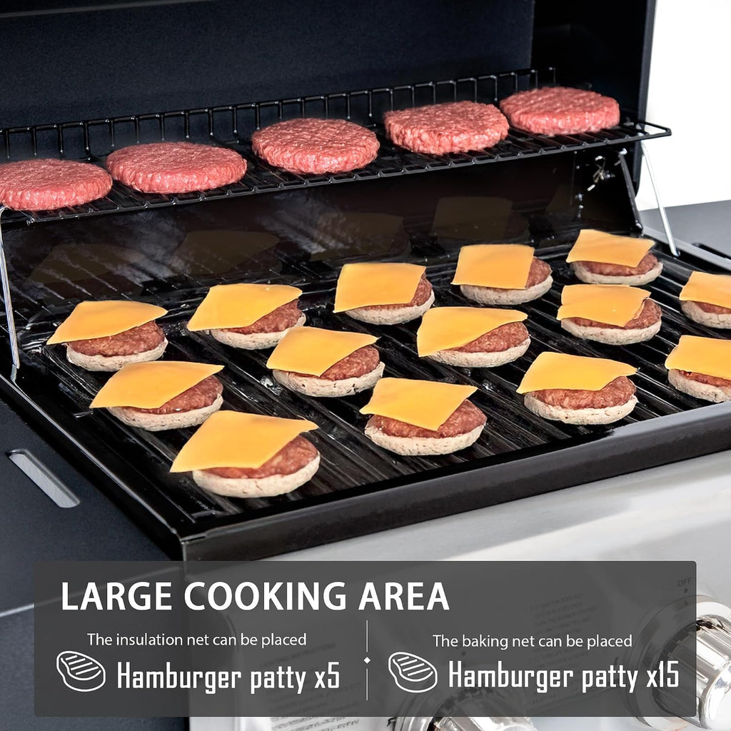 3-Burner Stainless Steel BBQ Grill