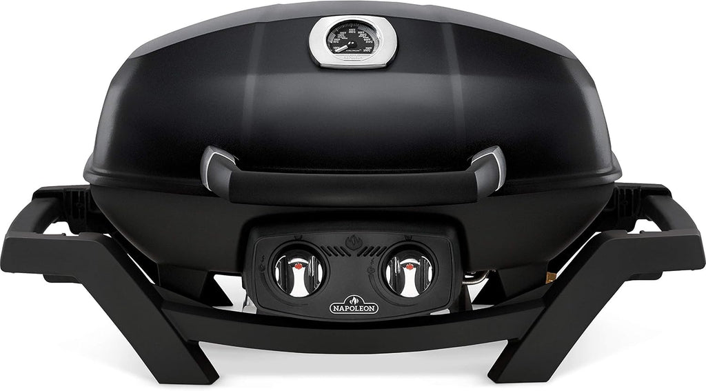 Portable 2-Burner Gas Grill Black
