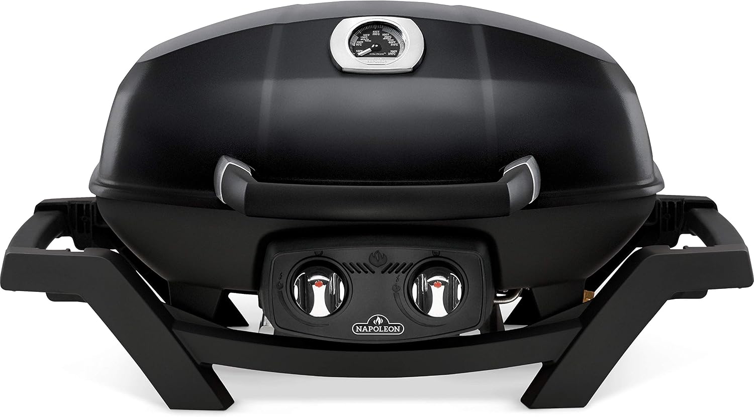 Portable 2-Burner Gas Grill Black