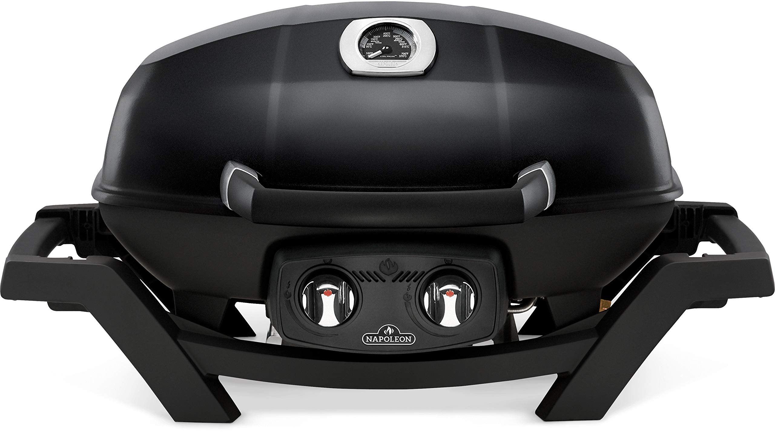 Portable 2-Burner Gas Grill Black