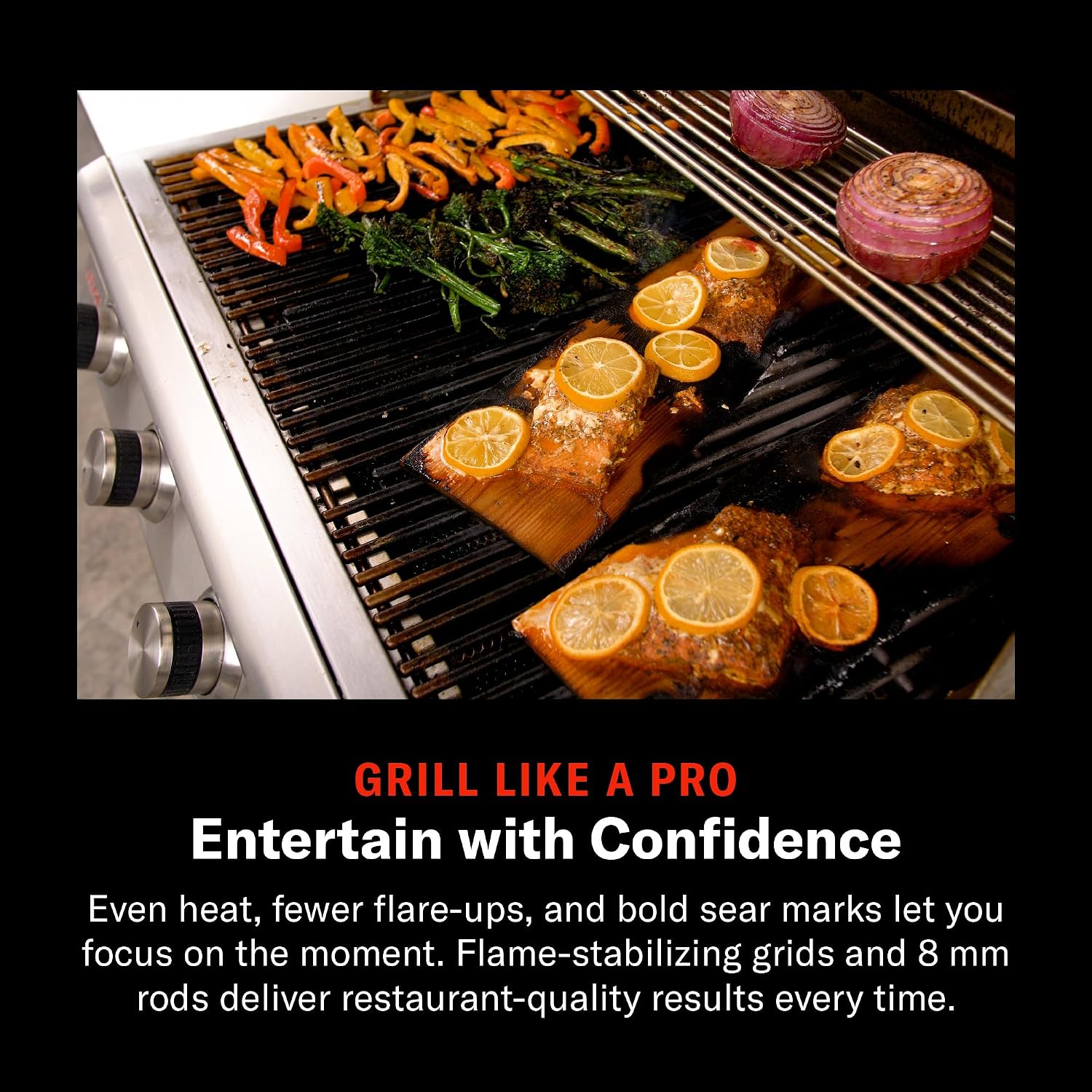 3-Burner Built-In Propane Grill