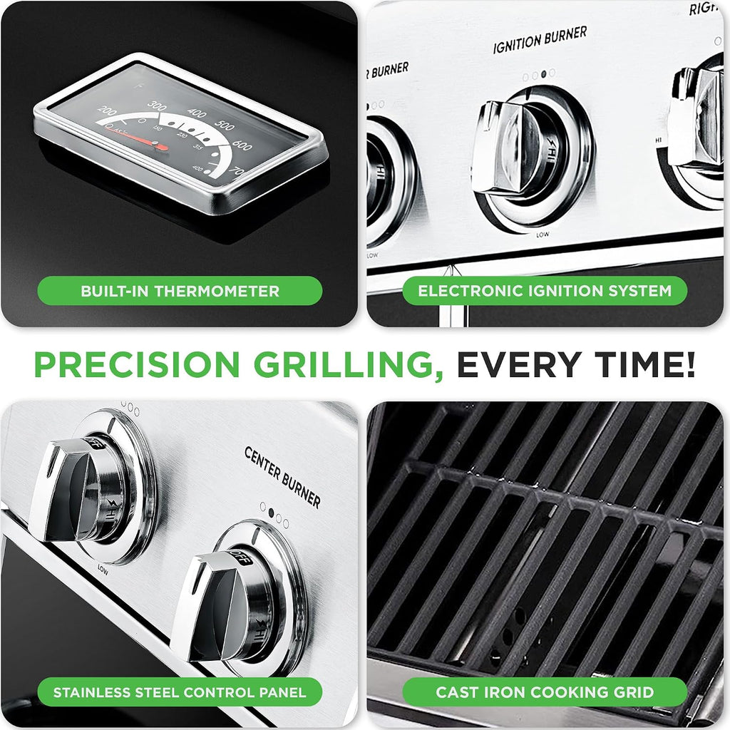 5-Burner Stainless Propane Grill