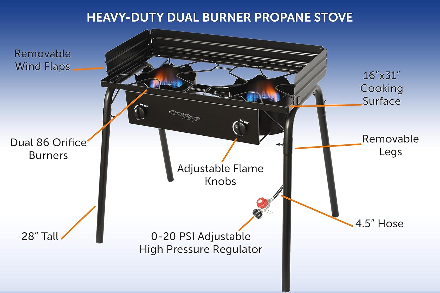 Flame King Heavy Duty Propane Cooker