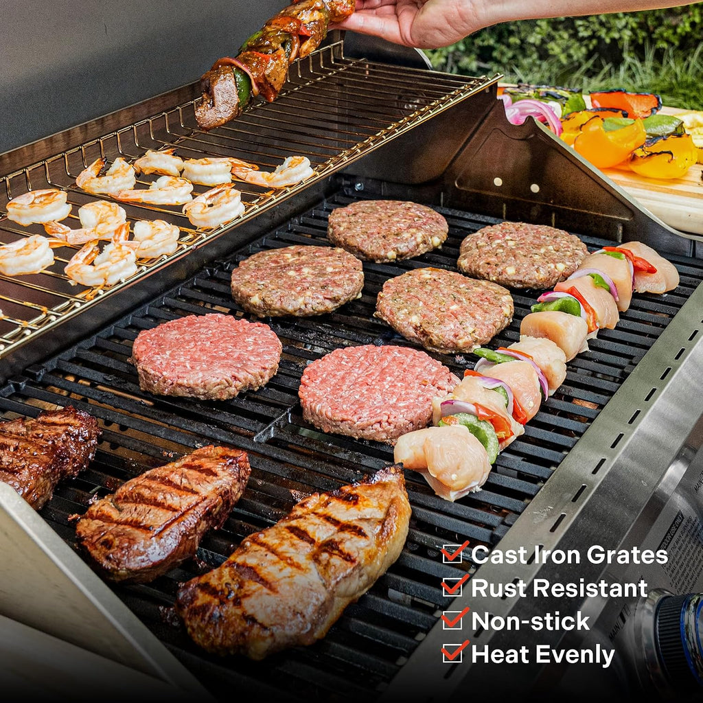 4-Burner Stainless Convertible Grill