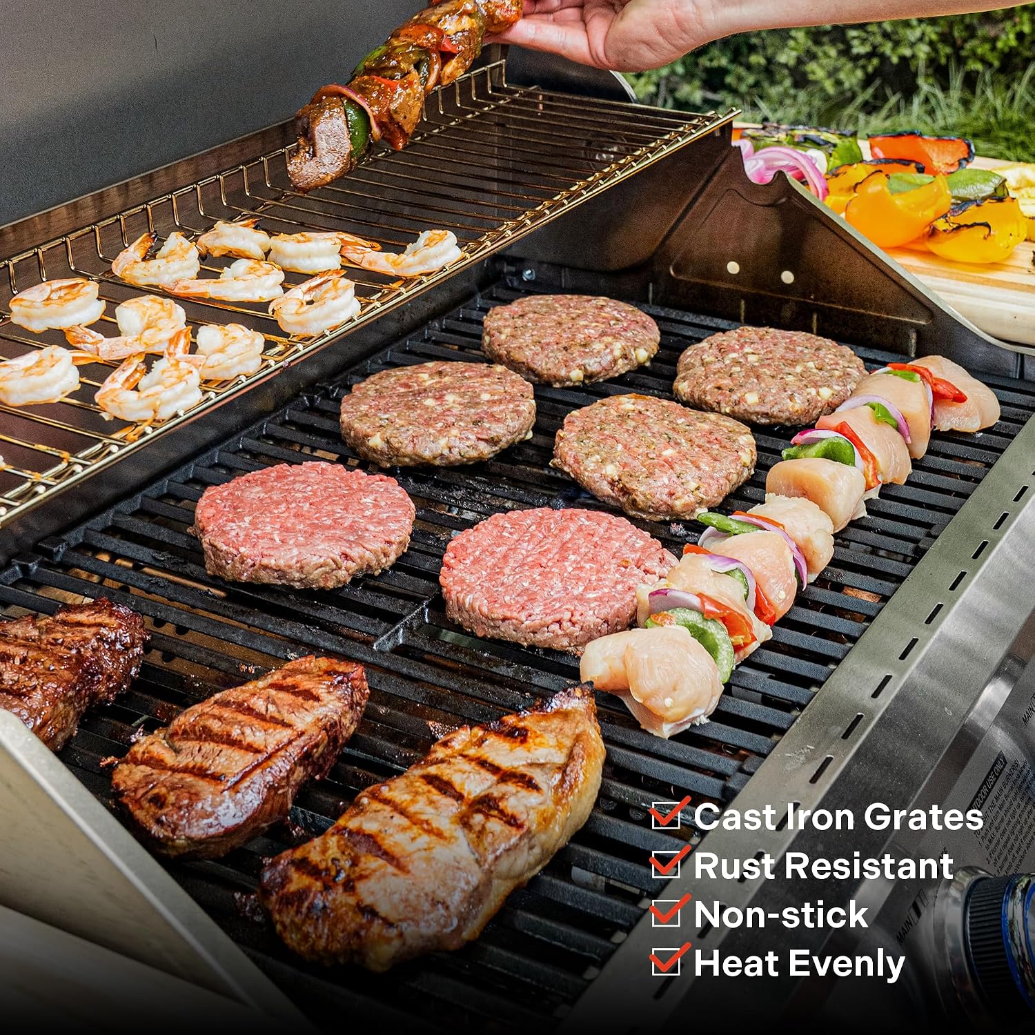 4-Burner Stainless Convertible Grill