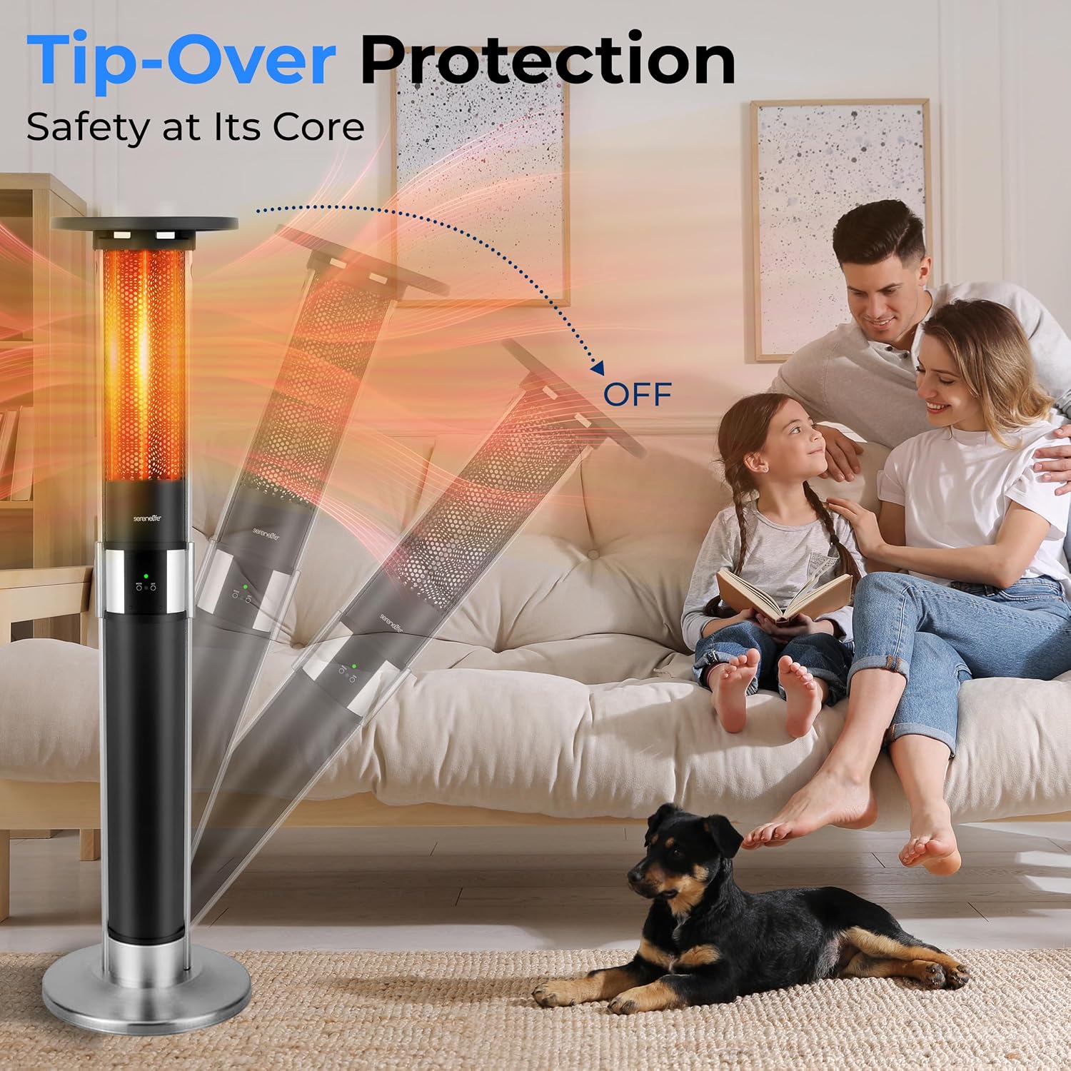 Electric Infrared Tower Heater