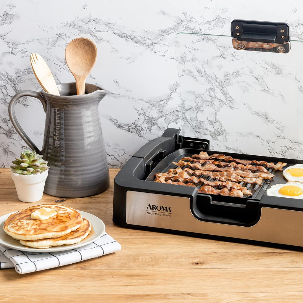Detachable Electric Grill Griddle Combo